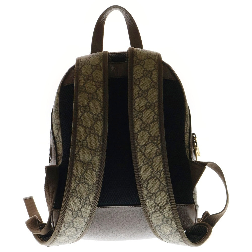 GUCCI(グッチ) GGスプリーム 総柄バッグパック ブラウン 547965