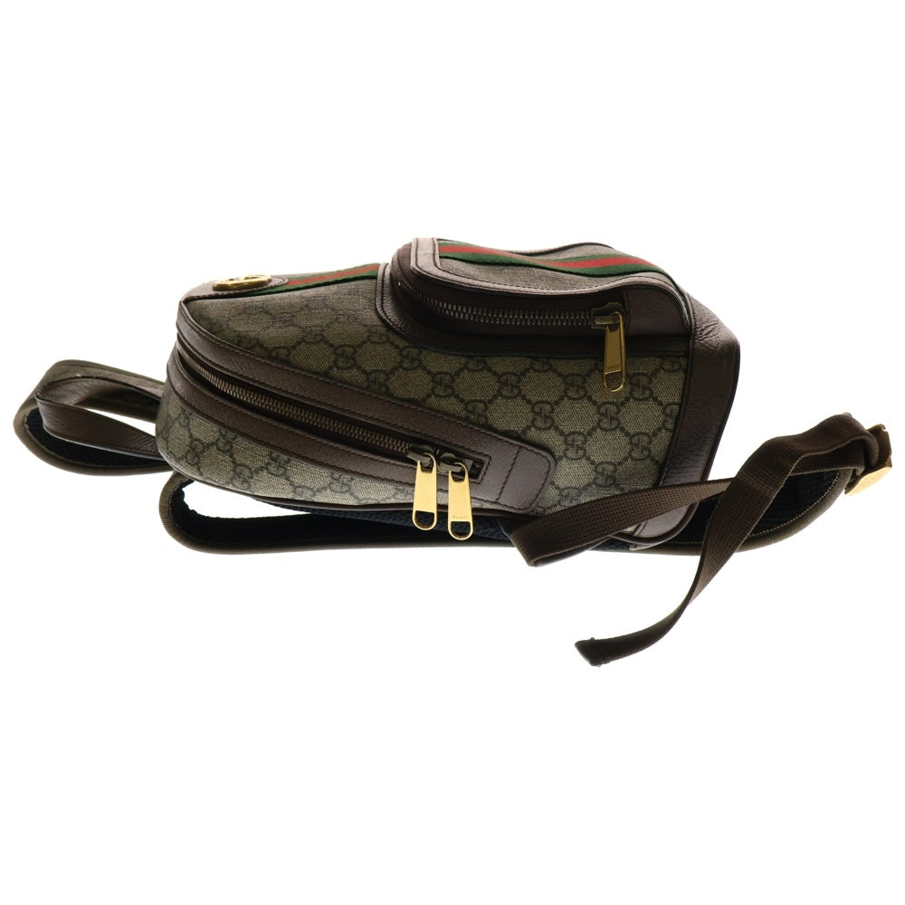 GUCCI(グッチ) GGスプリーム 総柄バッグパック ブラウン 547965
