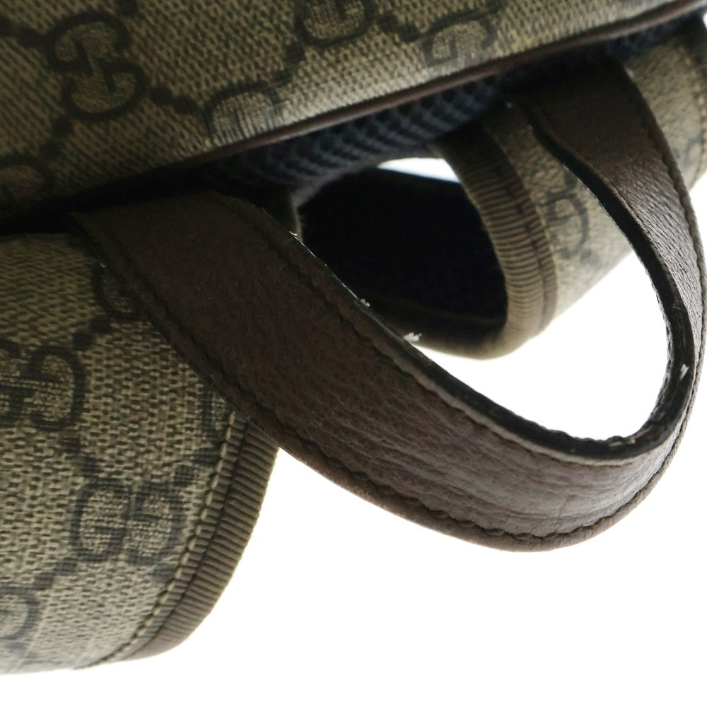 GUCCI(グッチ) GGスプリーム 総柄バッグパック ブラウン 547965