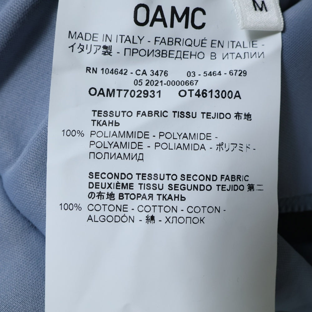 OAMC(オーエーエムシー) 21AW PLATEAU TRACKPANT サイドライン トラックパンツ OAMT702931 ブルー