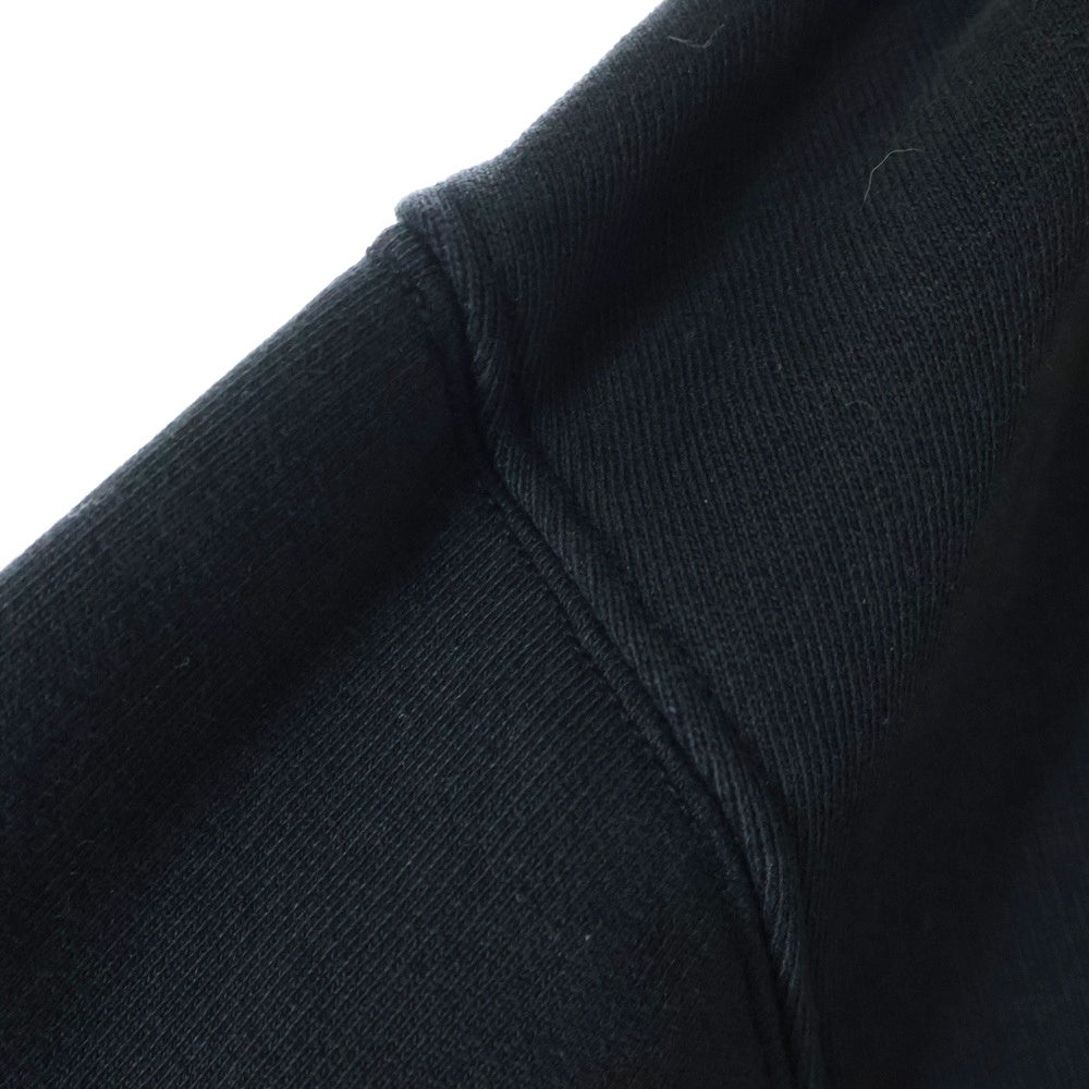 BALENCIAGA(バレンシアガ) ブリーチ加工HOMME刺繍オーバーサイズスウェット ブラック/ブラウン 486095 TWK44