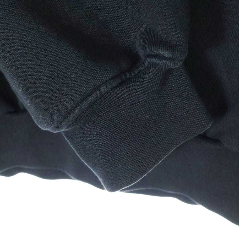 BALENCIAGA(バレンシアガ) ブリーチ加工HOMME刺繍オーバーサイズスウェット ブラック/ブラウン 486095 TWK44