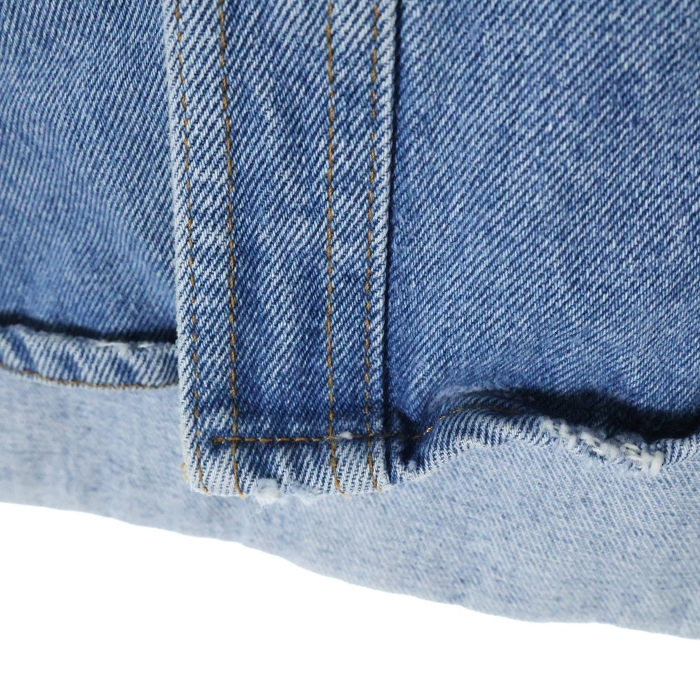 HED MAYNER(ヘドメイナー) 22AW DESTROYED DENIM SHIRT ダメージ加工 デニムジャケット HM00D13