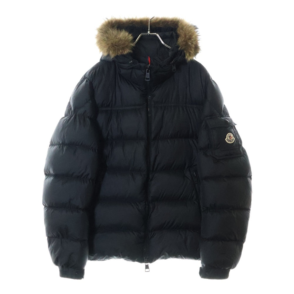 MONCLER(モンクレール) MARQUE マルク ファー付き ダウンジャケット ブラック F20911A51W02 53227