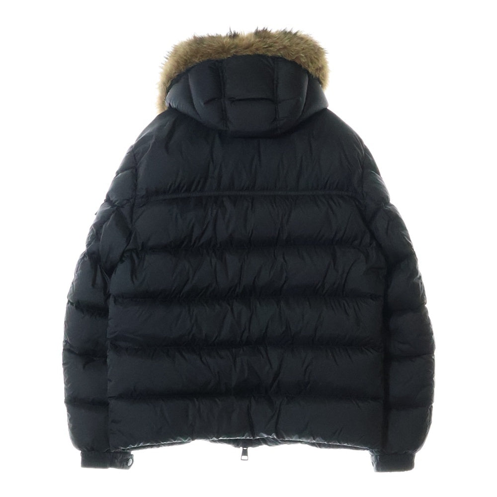 MONCLER(モンクレール) MARQUE マルク ファー付き ダウンジャケット ブラック F20911A51W02 53227