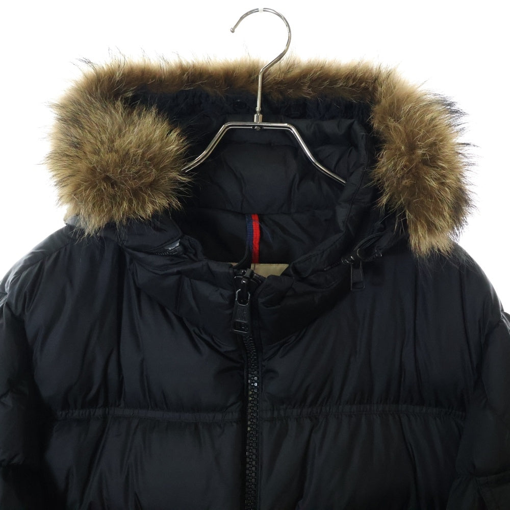 MONCLER(モンクレール) MARQUE マルク ファー付き ダウンジャケット ブラック F20911A51W02 53227