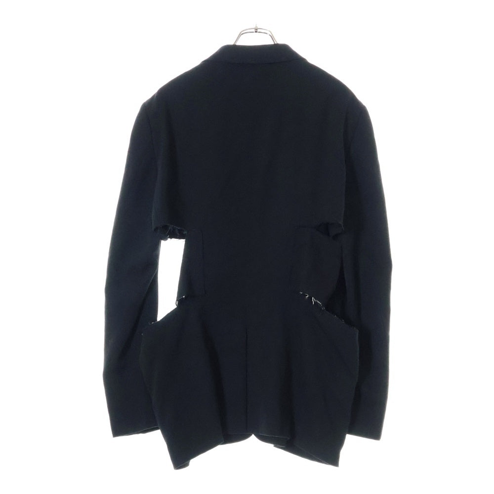 COMME des GARCONS HOMME PLUS(コムデギャルソンオムプリュス) 24AW カットアウトテーラード ジャケット ブラック PN-J055