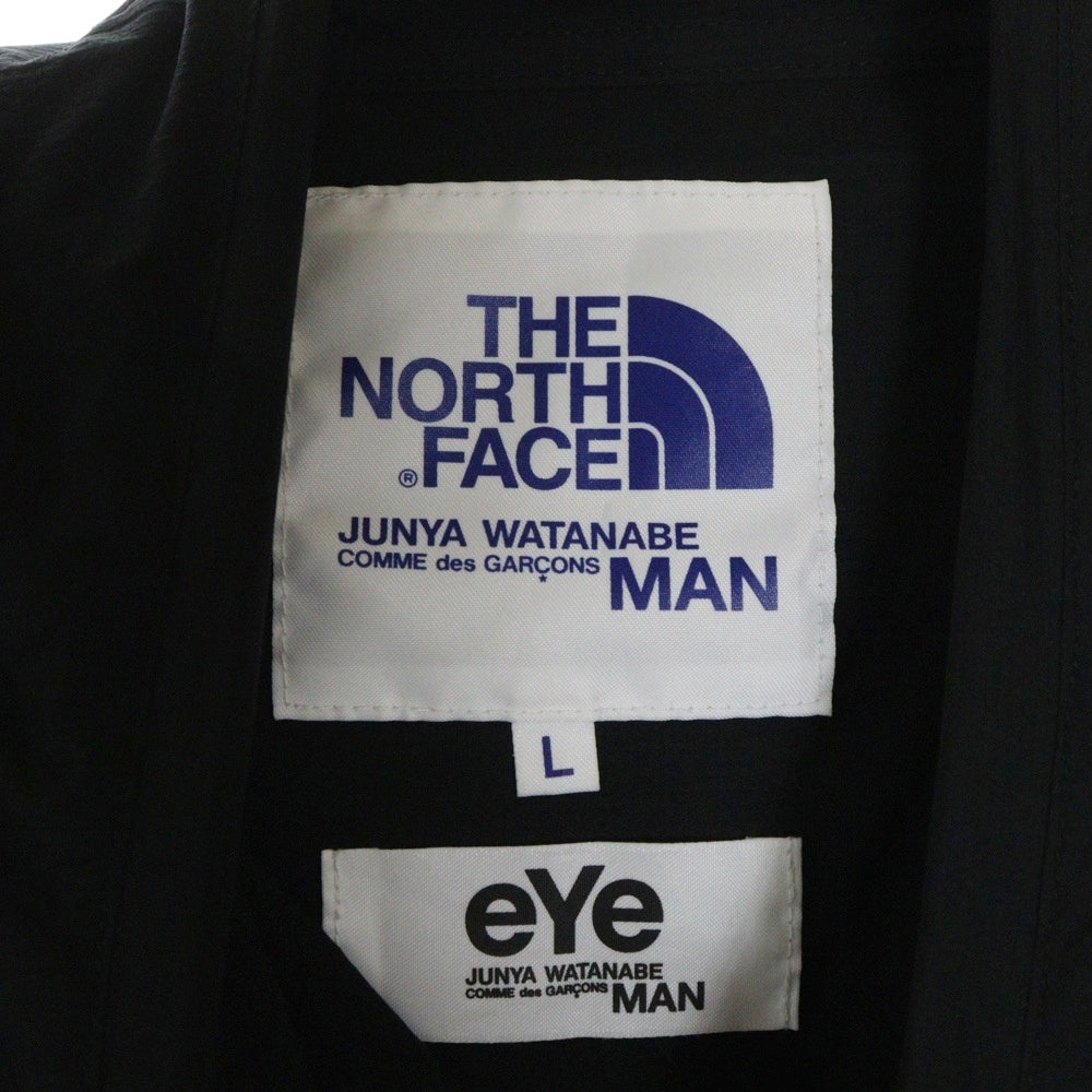 THE NORTH FACE(ザノースフェイス) ×JUNYA WATANABE ジュンヤワタナベ ナイロンリップストップアノラックパーカー WE-J907 ブラック