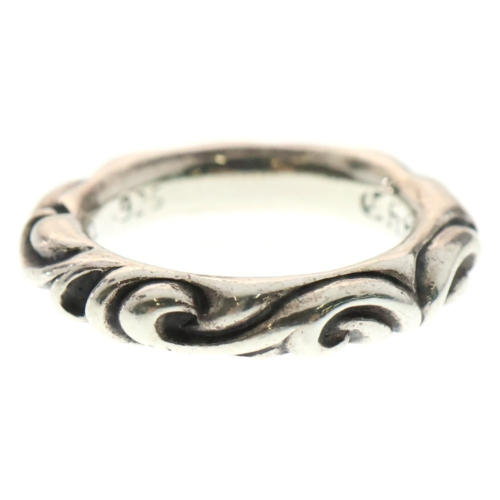 CHROME HEARTS(クロムハーツ) SCRL BAND スクロールバンド リング シルバー BCA351