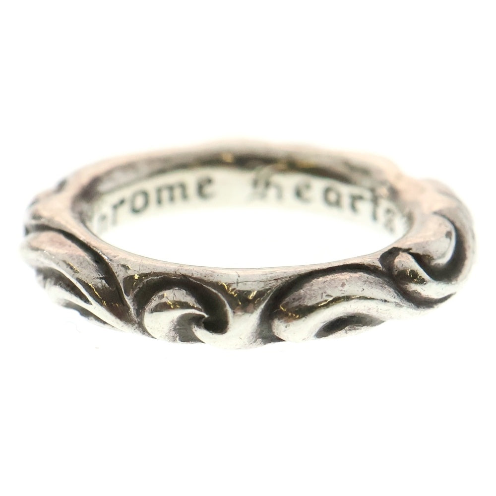 CHROME HEARTS(クロムハーツ) SCRL BAND スクロールバンド リング シルバー BCA351