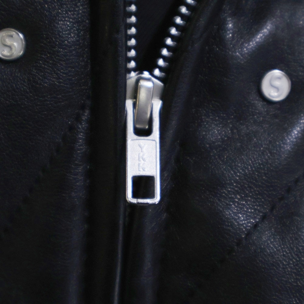 SUPREME(シュプリーム) 18AW Quilted Studded Leather Jacket キルテッド スタデッド レザージャケット ブラック