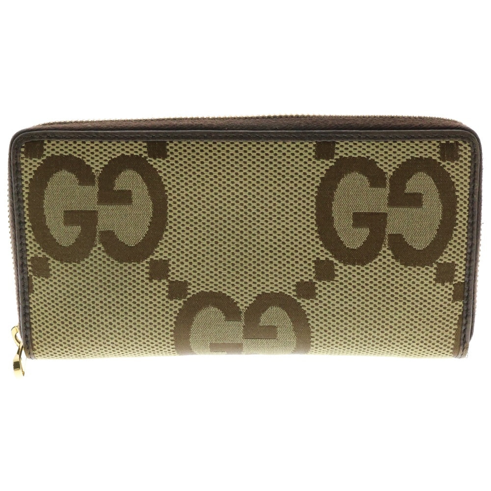 GUCCI(グッチ) ジャンボGG ラウンドファスナー ウォレット 長財布 699316UKMBG2572 ベージュ
