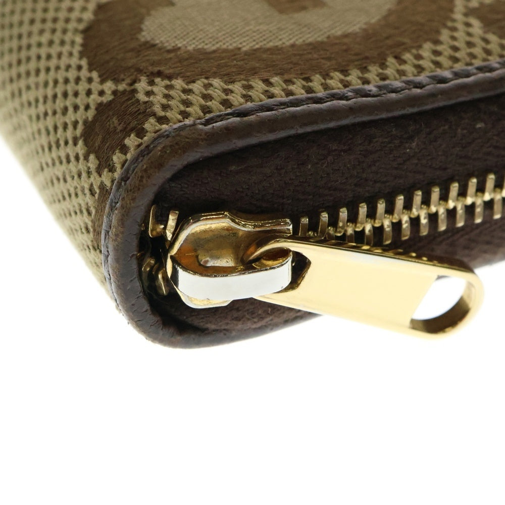 GUCCI(グッチ) ジャンボGG ラウンドファスナー ウォレット 長財布 699316UKMBG2572 ベージュ