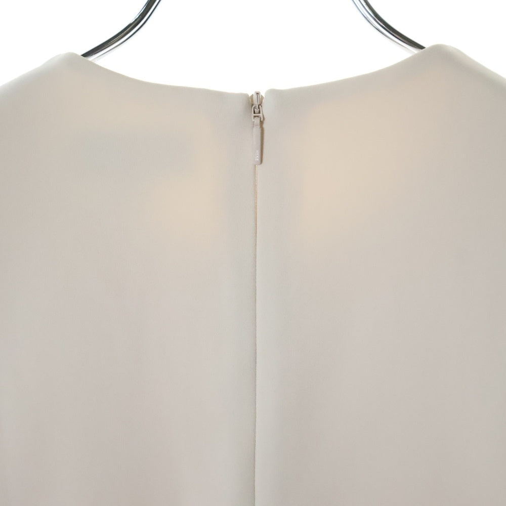 HYKE(ハイク) 24SS SATIN HALF-SLV TOP サテンハーフスリーブトップ ブラウス レディース 15216