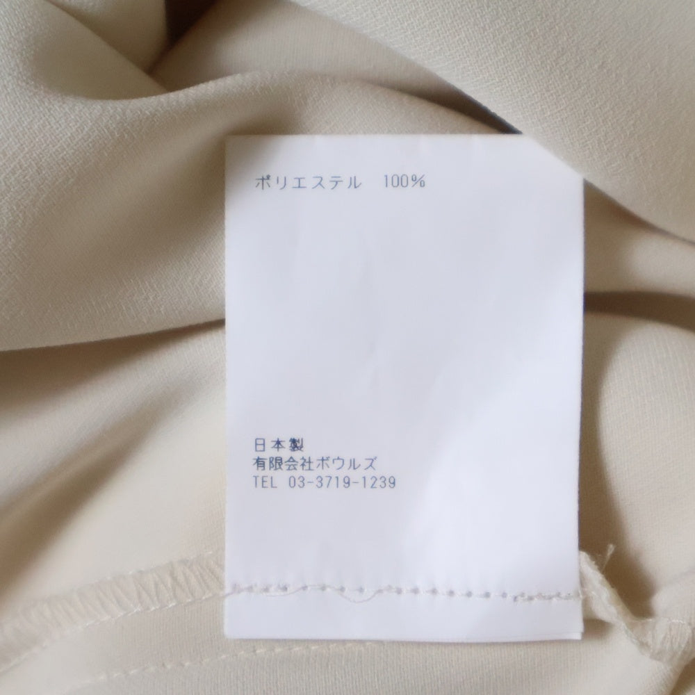 HYKE(ハイク) 24SS SATIN HALF-SLV TOP サテンハーフスリーブトップ ブラウス レディース 15216