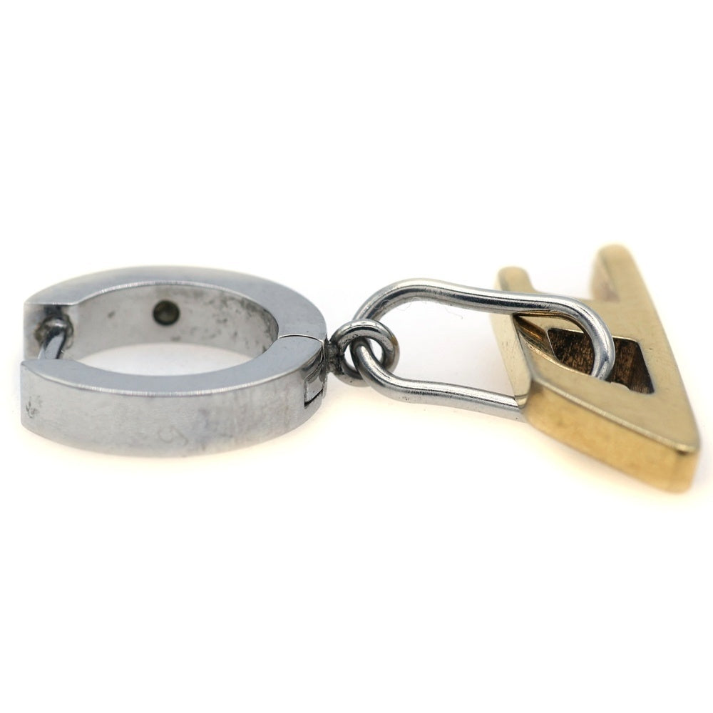 DIESEL(ディーゼル) Dロゴピアス シルバー