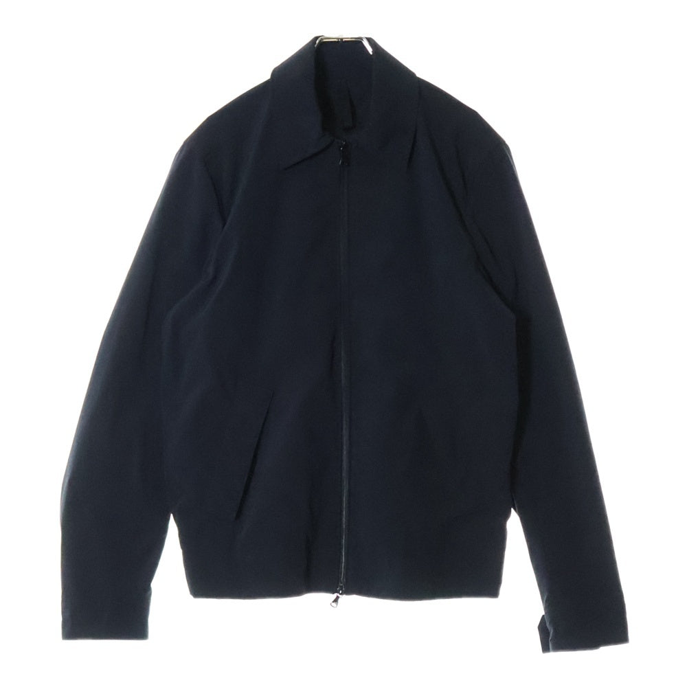 MONTEDORO(モンテドーロ) Packable Unlined Jacket ナイロンジップアップジャケット ブラック 63M025