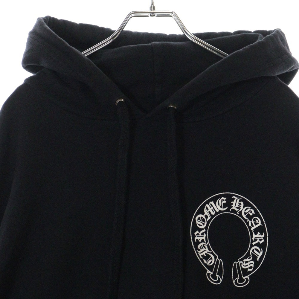 CHROME HEARTS(クロムハーツ) × MATTY BOY Chomper Horseshoe Hoodie マッティボーイ チョンパーホースシュー スウェット プルオーバーパーカー ブラック