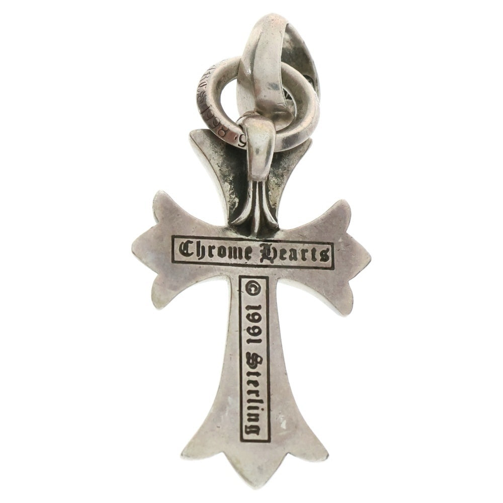 CHROME HEARTS(クロムハーツ) CH CRS SML W/BALE Wベイル スモールCHクロス ペンダントトップ シルバー BCA218
