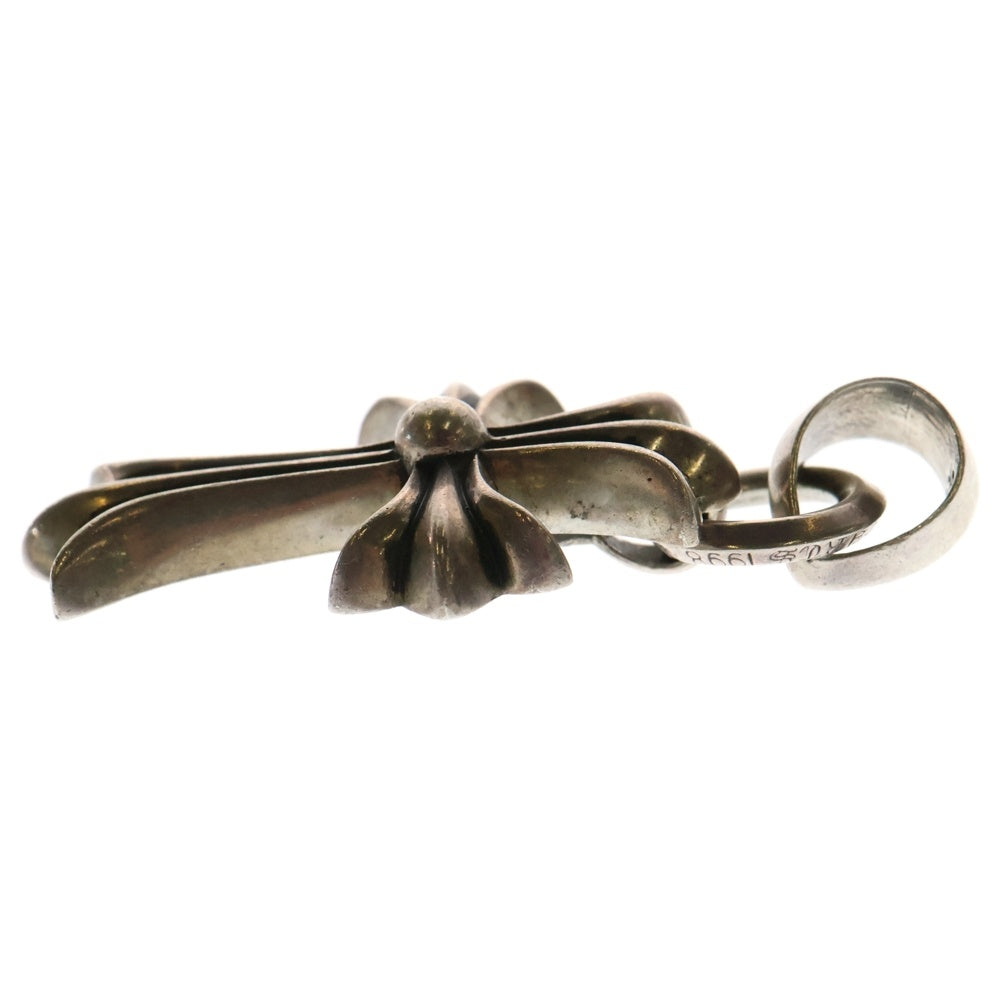 CHROME HEARTS(クロムハーツ) CH CRS SML W/BALE Wベイル スモールCHクロス ペンダントトップ シルバー BCA218