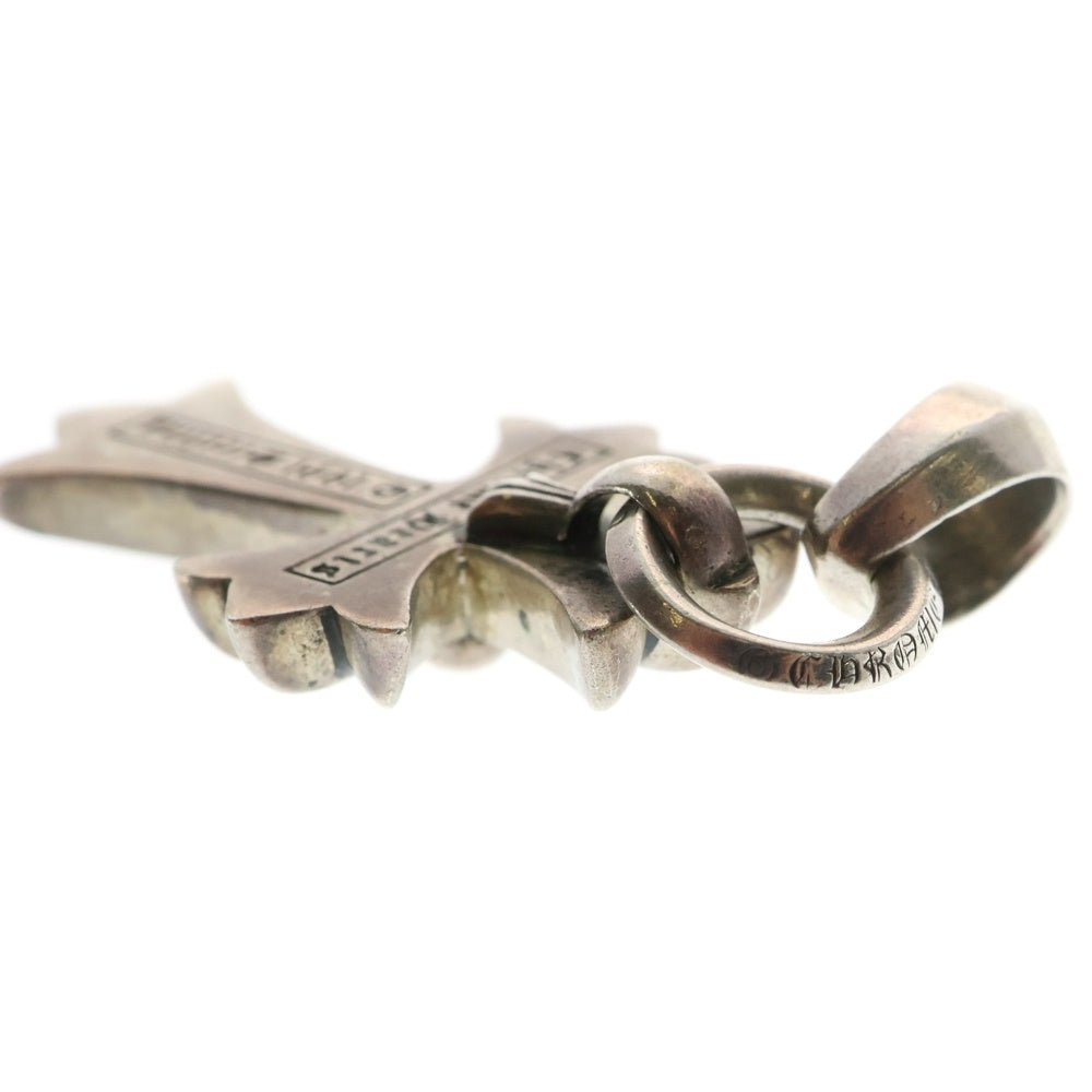 CHROME HEARTS(クロムハーツ) CH CRS SML W/BALE Wベイル スモールCHクロス ペンダントトップ シルバー BCA218
