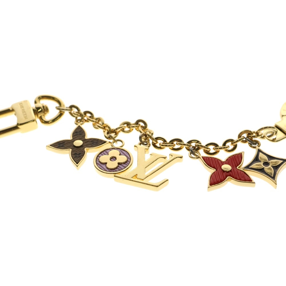 LOUIS VUITTON(ルイヴィトン) LVロゴ&モノグラムチャーム キーホルダー M00540 ゴールド