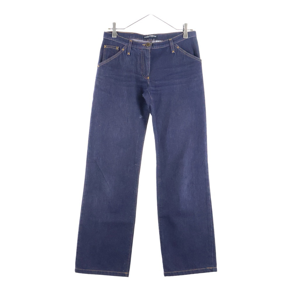 DOLCE & GABBANA(ドルチェアンドガッバーナ) 02AW ストレートデニム DP11 D6AH インディゴ レディース