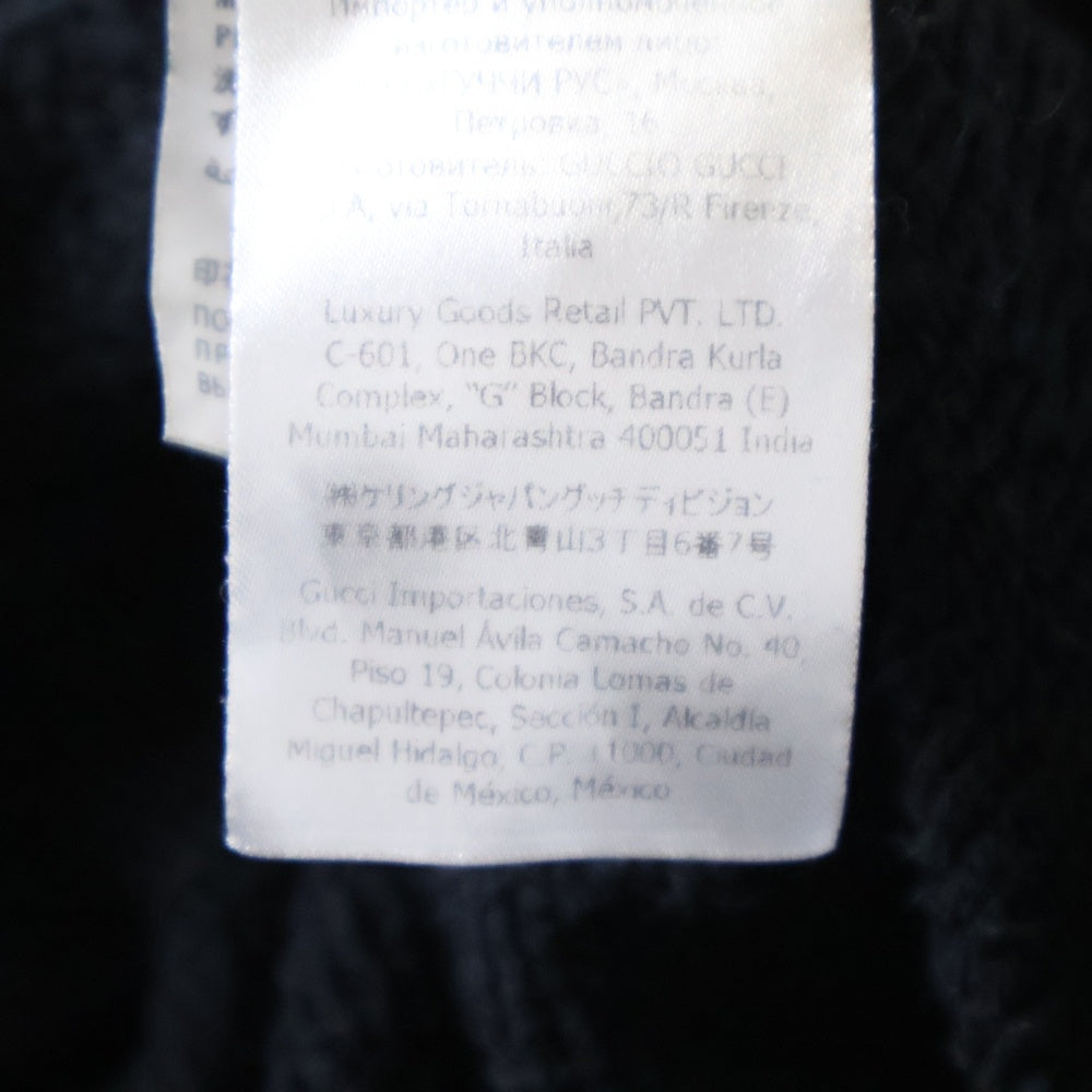 GUCCI(グッチ) ESCHATOLOGY カレッジプリントロゴ プルオーバーパーカー 660282 XJDJD ブラック