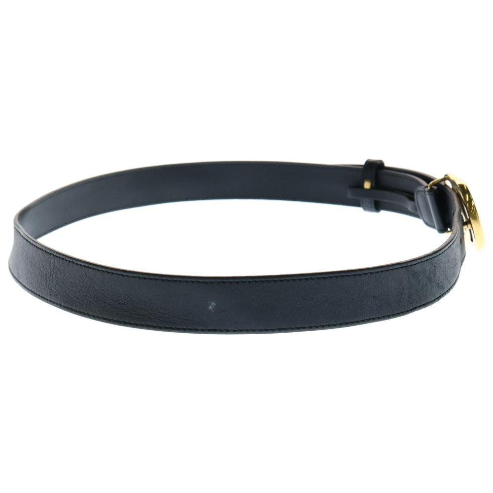 GUCCI(グッチ) GGバックル レザーベルト 414516 AP00T ブラック