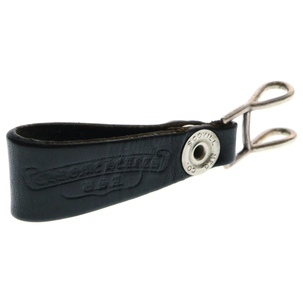 CHROME HEARTS(クロムハーツ) BELT LOOP D RING スターボール ベルトループ ブラック/シルバー