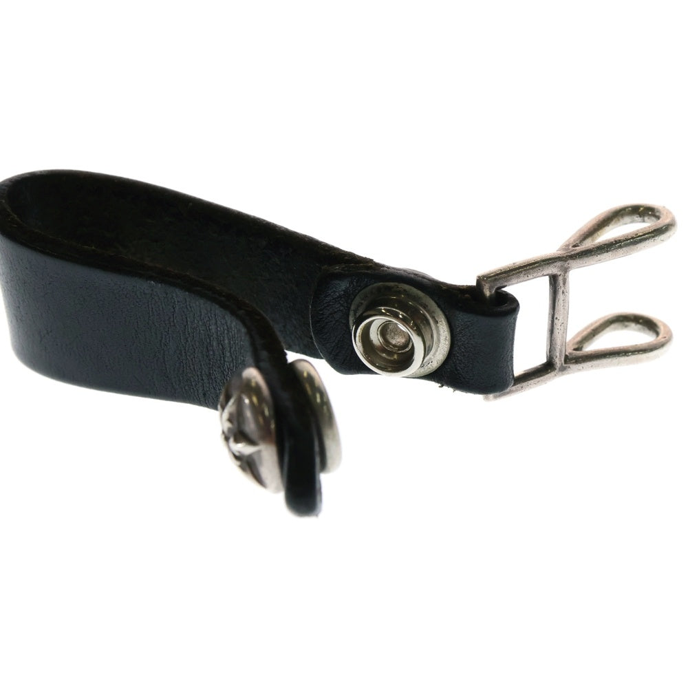 CHROME HEARTS(クロムハーツ) BELT LOOP D RING スターボール ベルトループ ブラック/シルバー