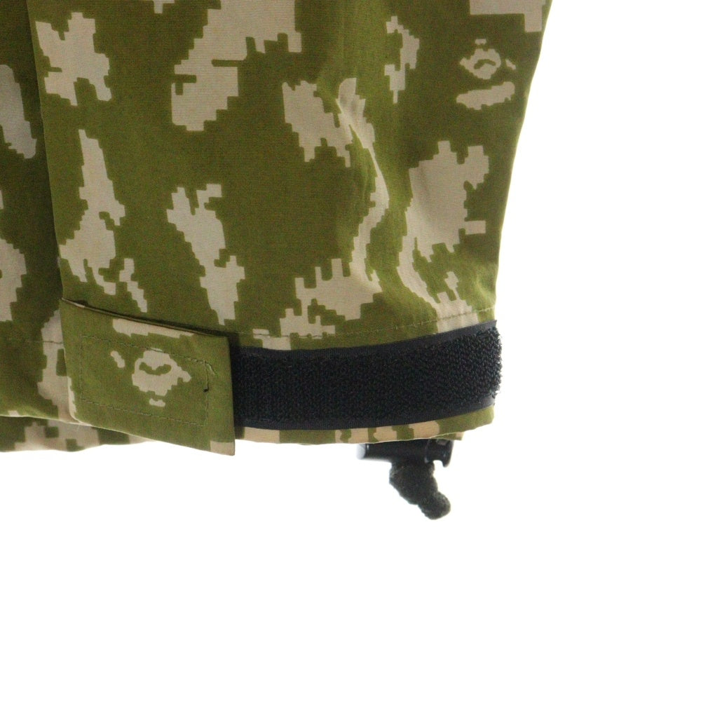 A BATHING APE(アベイシングエイプ) デジタルカモ ワッペン ジップアップ ジャケット カーキ