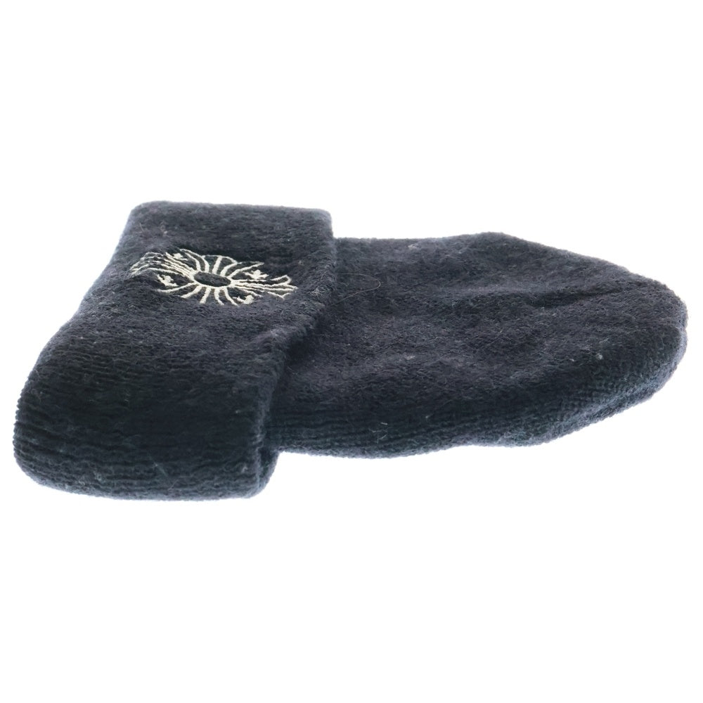 CHROME HEARTS(クロムハーツ) WOOL WATCH CAP ウールワッチキャップ CHプラス刺繍ビーニー帽子 ブラック