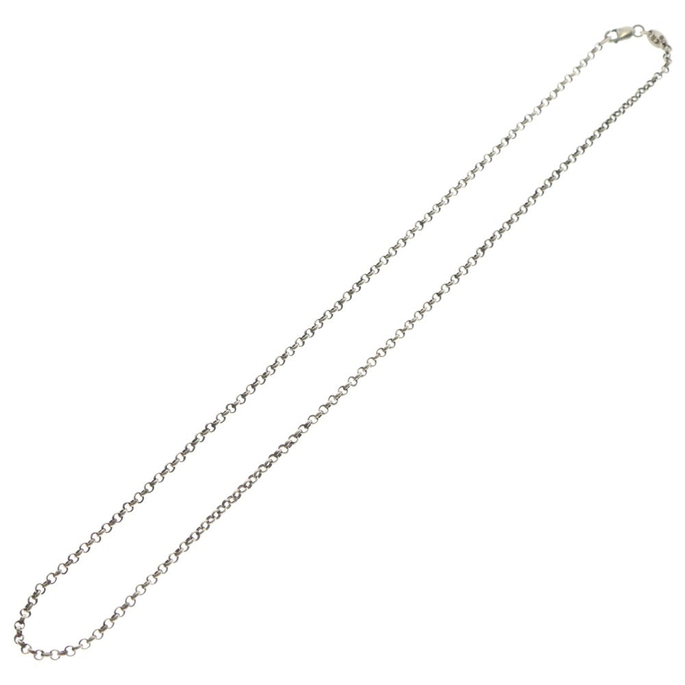 CHROME HEARTS(クロムハーツ) NECKCHAIN R18 ロールチェーンネックレス 18inch シルバー BCA083
