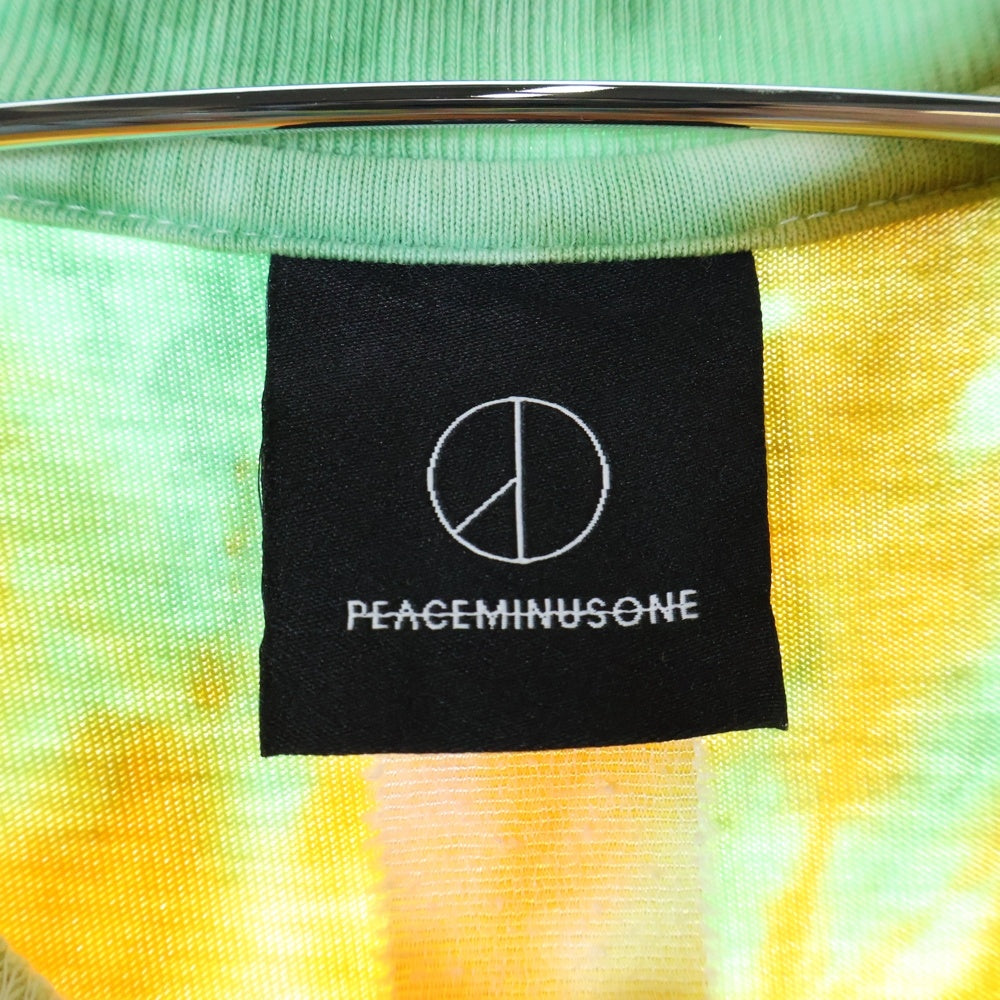 peaceminusone(ピースマイナスワン) タイダイ総柄 ロゴプリント クルーネックプリント 半袖クルーネックTシャツカットソー マルチ