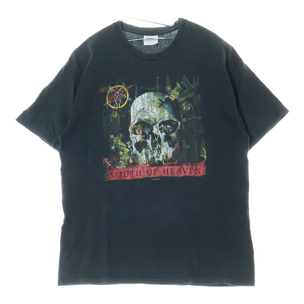 VINTAGE(ヴィンテージ) 00s SLAYER TEE スレイヤー 両面プリント 半袖クルーネックTシャツカットソー ブラック