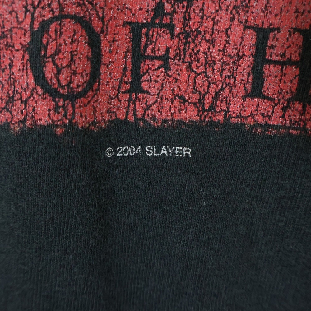 VINTAGE(ヴィンテージ) 00s SLAYER TEE スレイヤー 両面プリント 半袖クルーネックTシャツカットソー ブラック