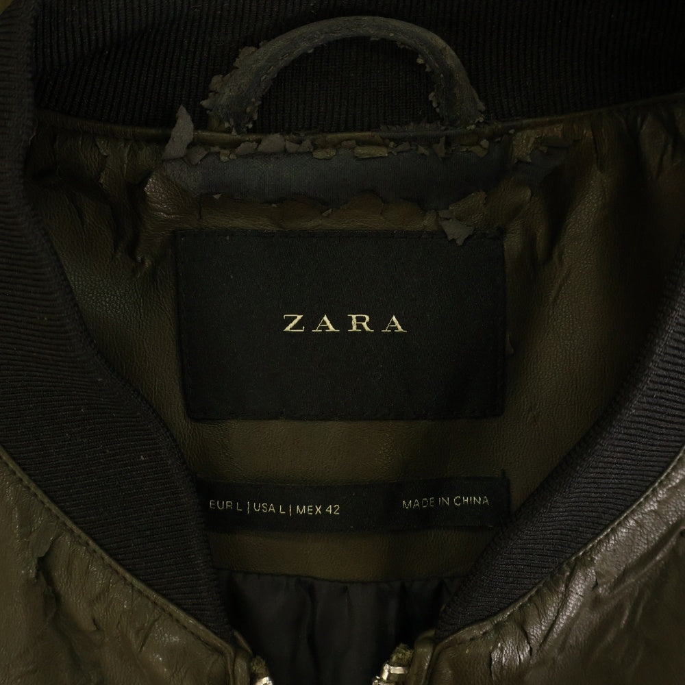 ZARA(ザラ) フェイクレザージャケット