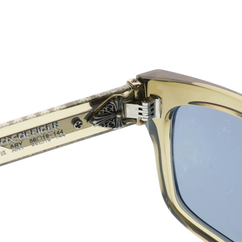 CHROME HEARTS(クロムハーツ) BOX-OFFICER ボックス オフィサー ダガーテンプル クリアフレーム サングラス