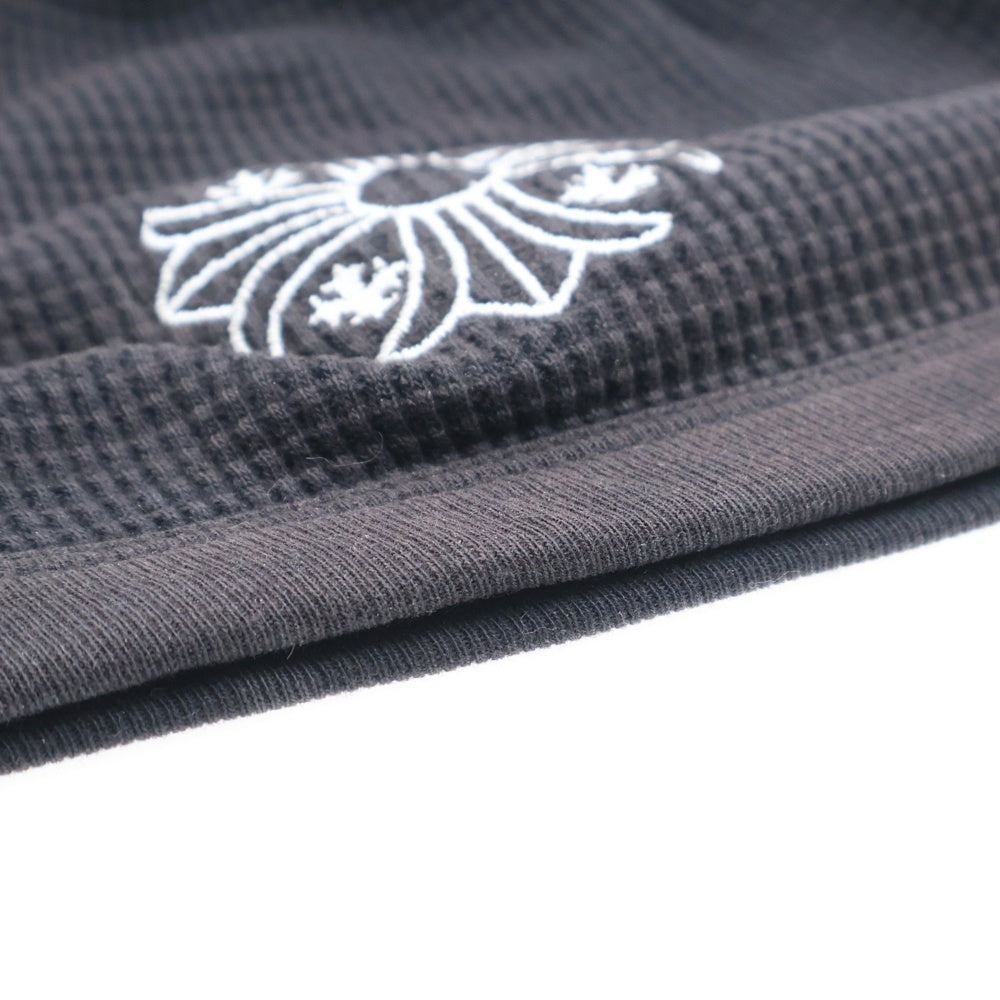 CHROME HEARTS(クロムハーツ) THERMAL BEANIE サーマルビーニー クロス刺繍 ニットキャップ 帽子 ブラック
