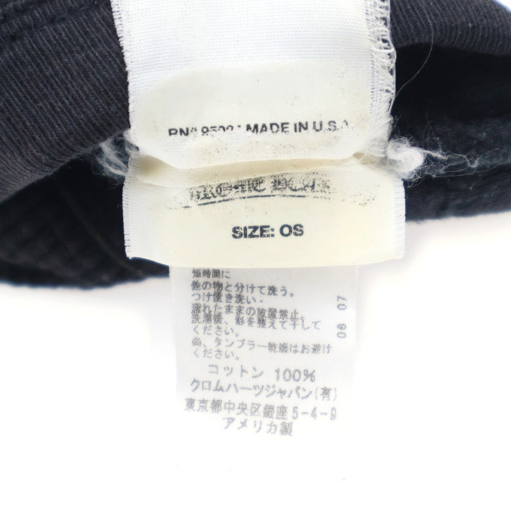 CHROME HEARTS(クロムハーツ) THERMAL BEANIE サーマルビーニー クロス刺繍 ニットキャップ 帽子 ブラック
