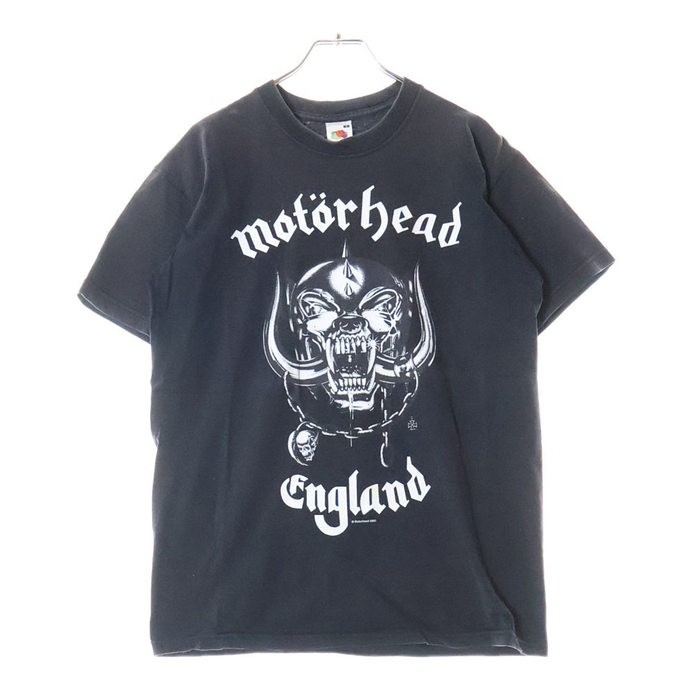 VINTAGE(ヴィンテージ) 03s MOTORHEAD TEE モーターヘッド FRUITSタグ プリントバンドTシャツ 半袖クルーネックカットソー ブラック