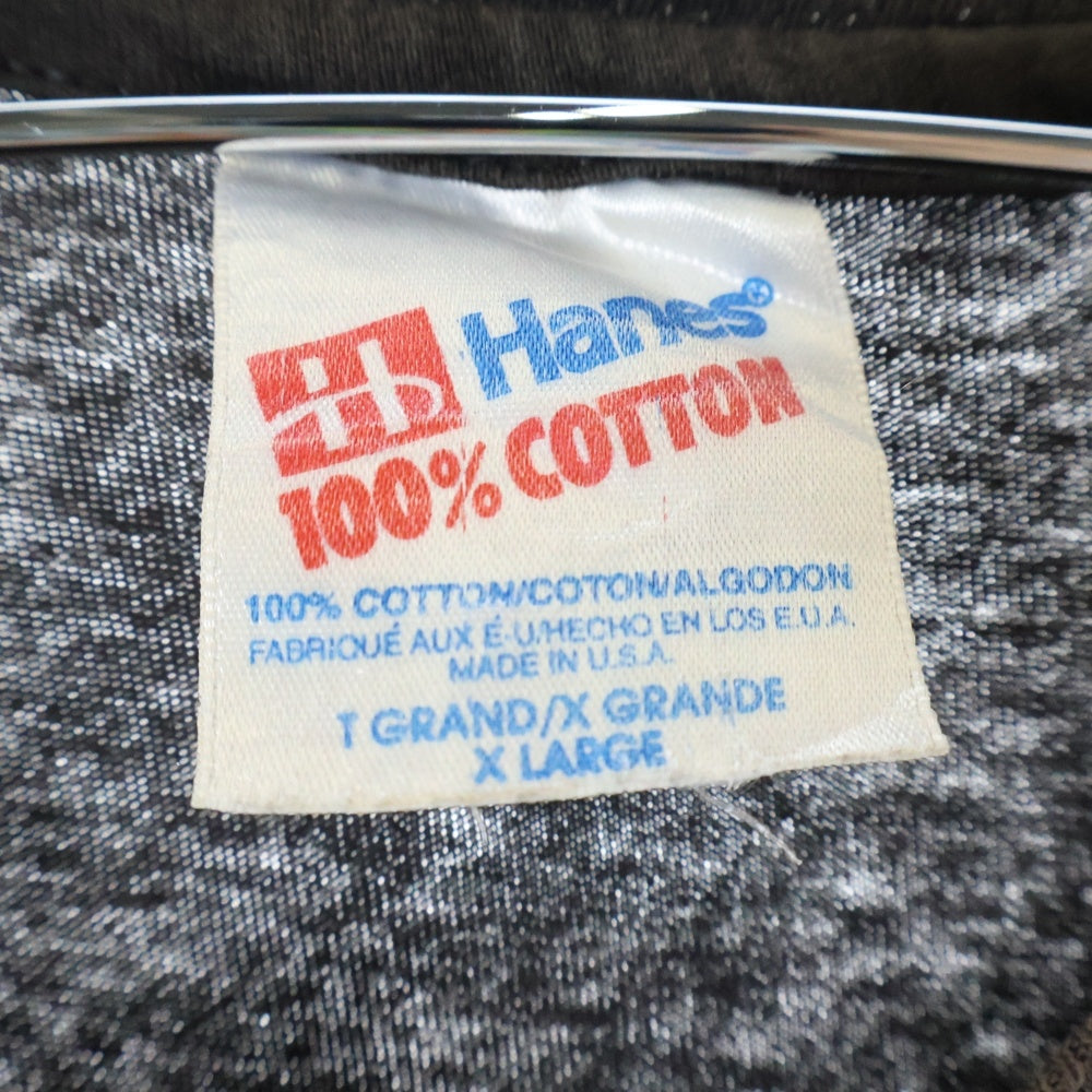 VINTAGE(ヴィンテージ) 90s BEASTIE BOYS TEE HANES ビースティボーイズ プリント クルーネック半袖カットソー ブラック
