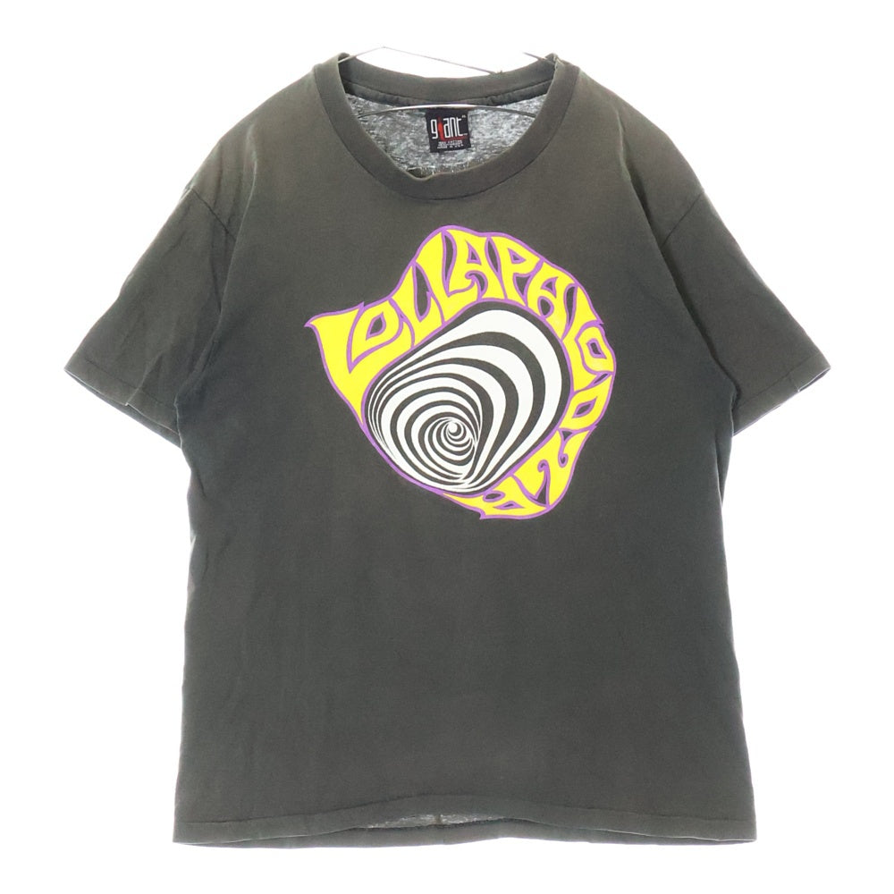 VINTAGE(ヴィンテージ) 90s LOLLAPALOOZA 1992 FESTIVAL USA製 ロラパルーザ 両面プリント Tシャツ 半袖カットソー ブラック