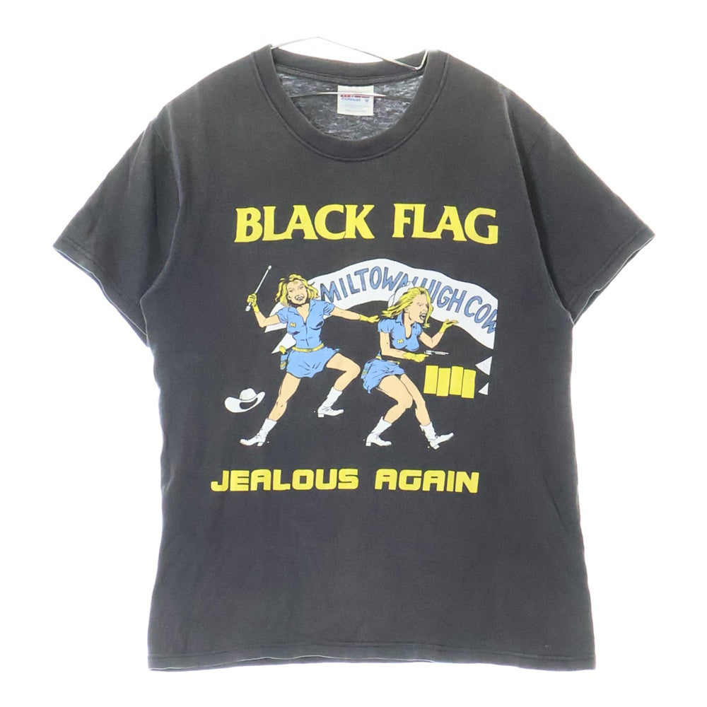 VINTAGE(ヴィンテージ) 90s BLACK FLAG TEE ブラックフラッグ プリントクルーネック 半袖Tシャツカットソー ブラック