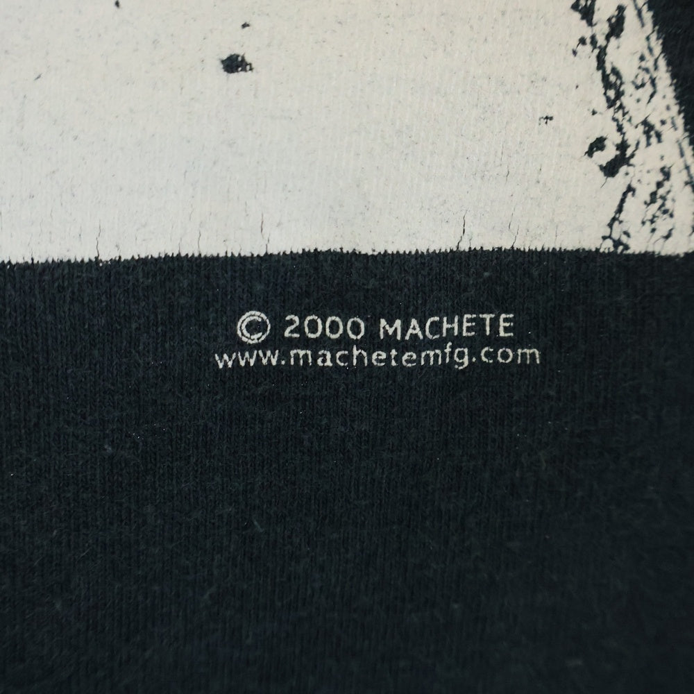 VINTAGE(ヴィンテージ) 00s RANCID ランシド クルーネック半袖Tシャツカットソー ブラック ANVILタグ