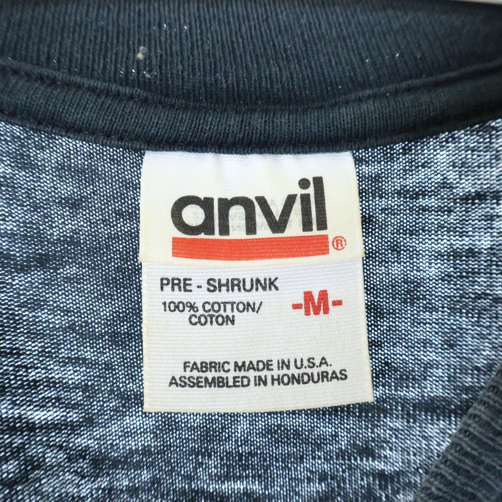 VINTAGE(ヴィンテージ) 00s RANCID ランシド クルーネック半袖Tシャツカットソー ブラック ANVILタグ