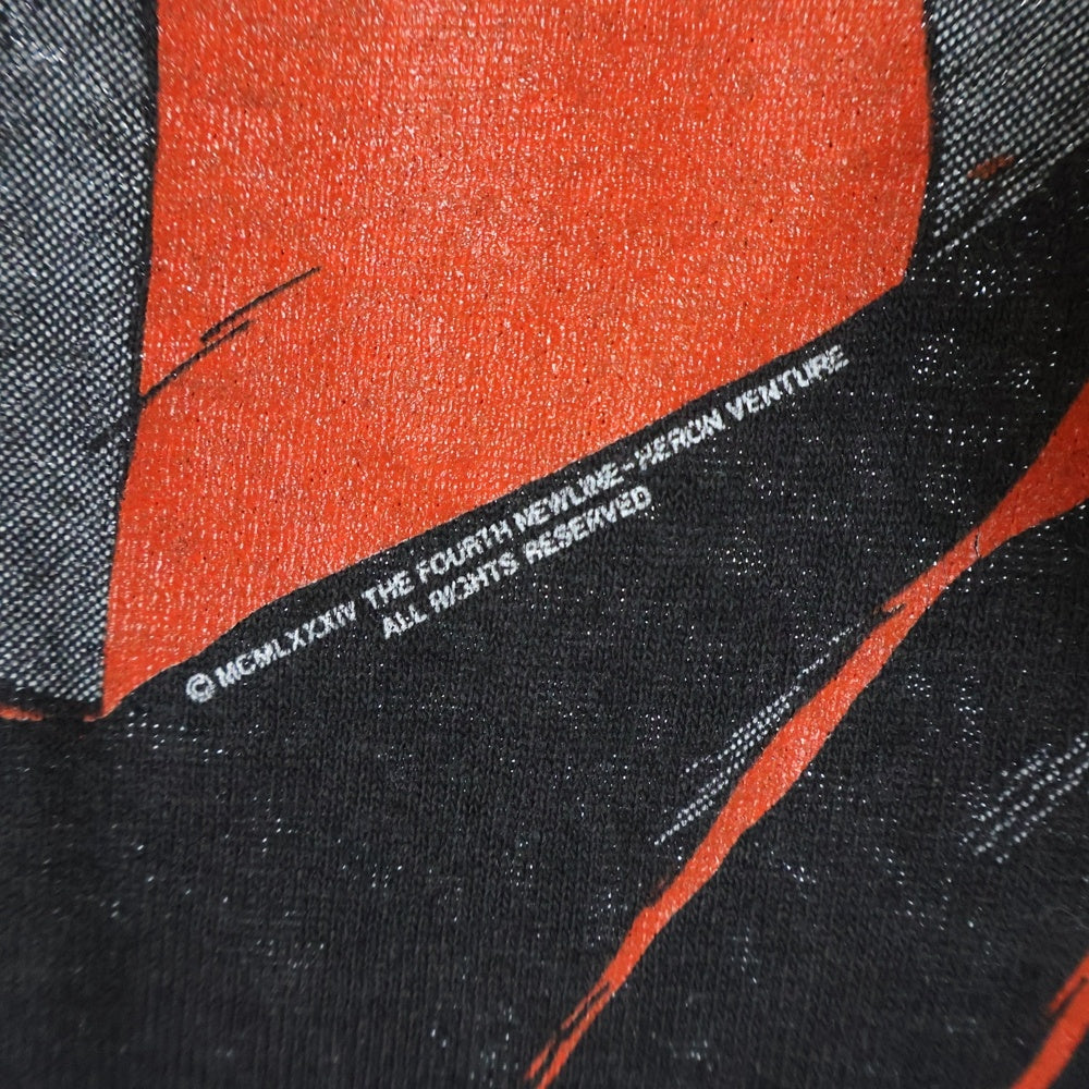 VINTAGE(ヴィンテージ) 80s エルム街の悪夢 両面プリント 半袖クルーネックTシャツカットソー ブラック