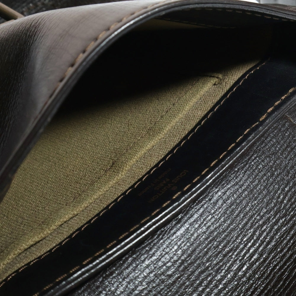 LOUIS VUITTON(ルイヴィトン) LVロゴ ユタ ユマ レザーショルダーバッグ M92995 ブラウン