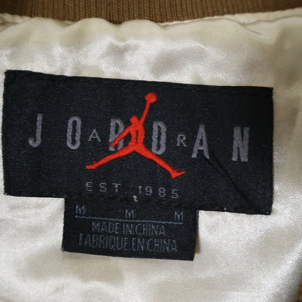 TRAVIS SCOTT(トラヴィススコット) 22AW×Jordan Varsity Jacket DO4104-256×ジョーダン スタジアムジャケット ブラウン/ホワイト
